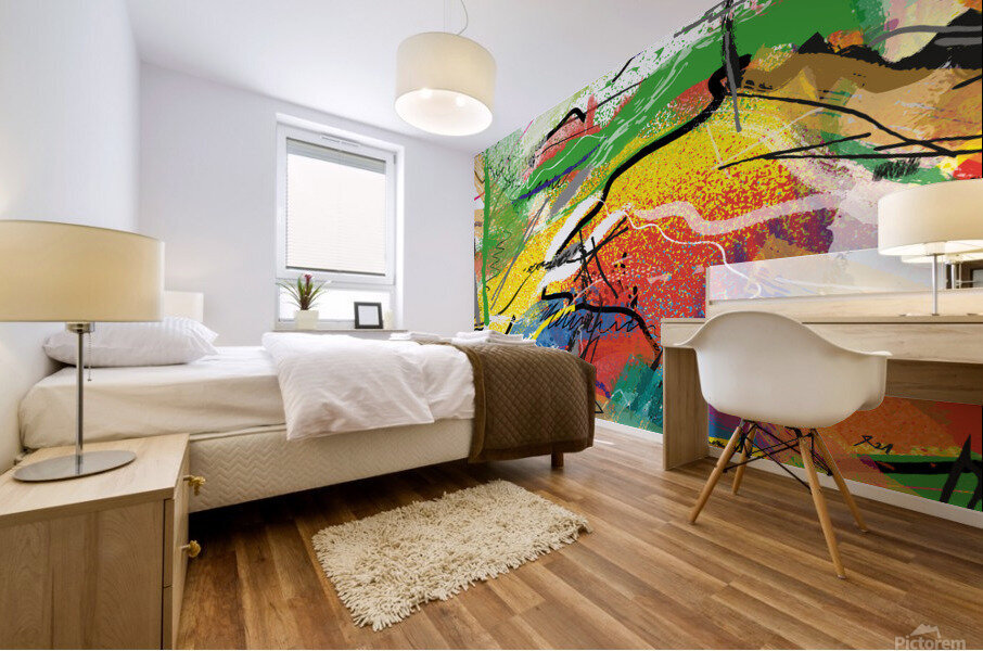 Abstractionwave 005-18 Mural print