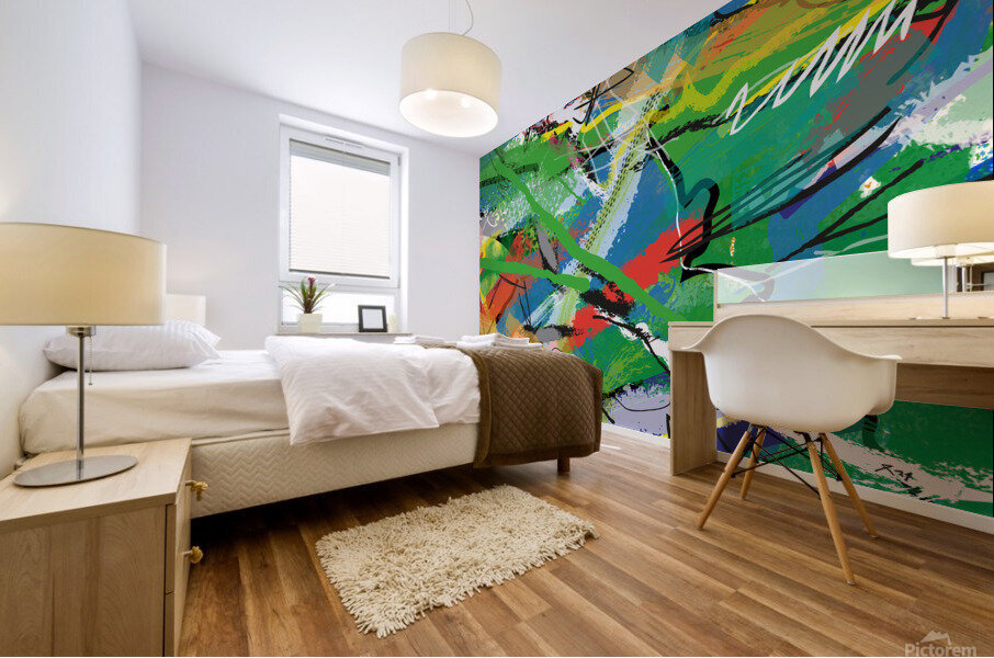 Abstractionwave 005-17 Mural print