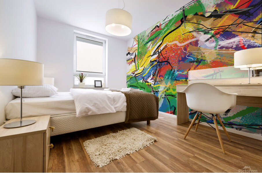 Abstractionwave 005-02 Mural print