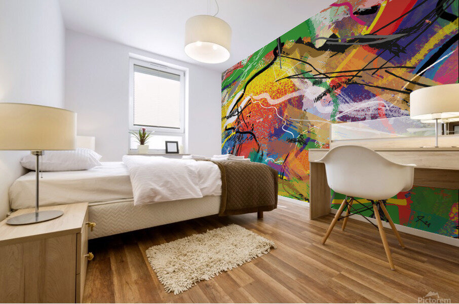 Abstractionwave 005-19 Mural print