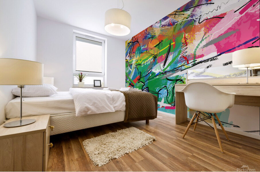 Abstractionwave 005-01 Mural print