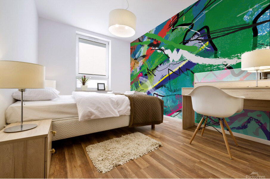 Abstractionwave 005-07 Mural print