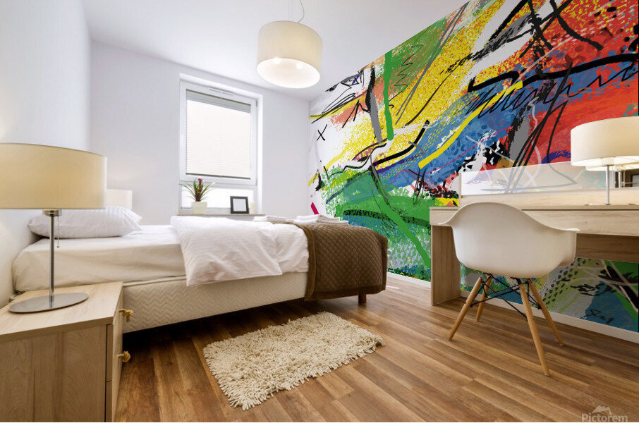 Abstractionwave 005-16 Mural print