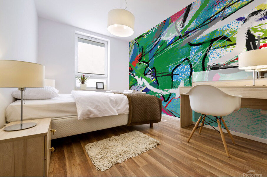 Abstractionwave 005-22 Mural print