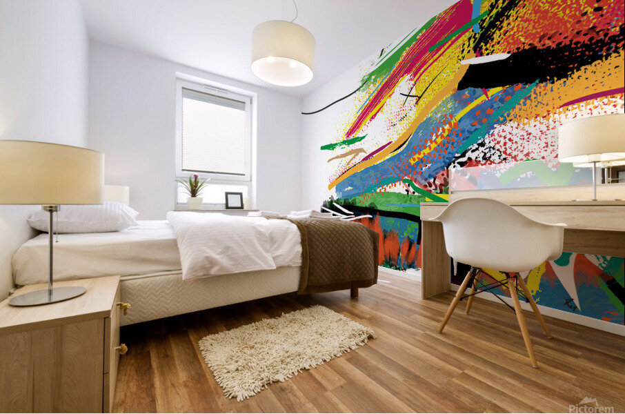 Abstractionwave 006-16 Mural print