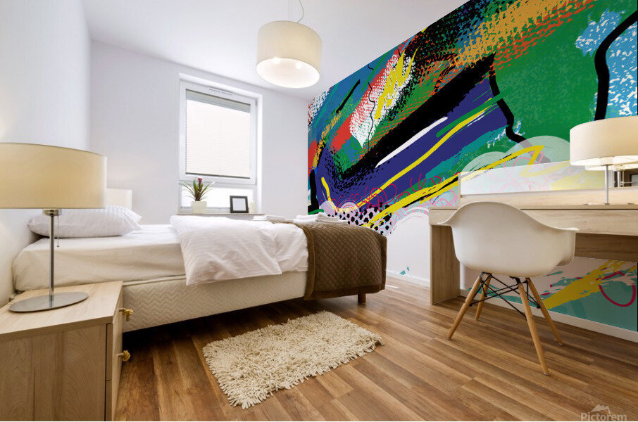 Abstractionwave 006-07 Mural print