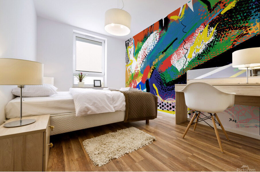 Abstractionwave 006-14 Mural print
