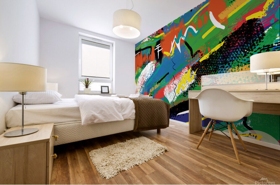 Abstractionwave 006-17 Mural print