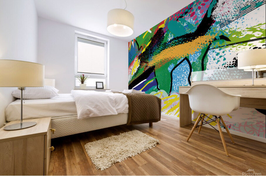 Abstractionwave 006 22 Mural print