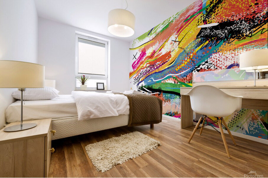Abstractionwave 007-16 Mural print