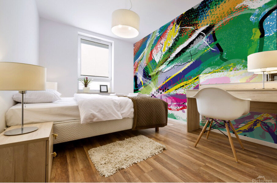 Abstractionwave 007-07 Mural print