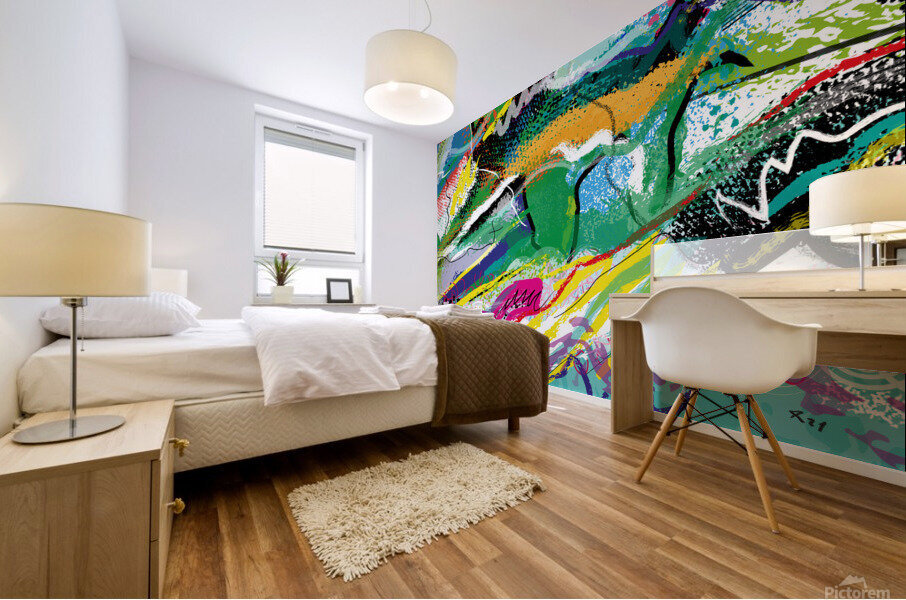 Abstractionwave 007-09 Mural print