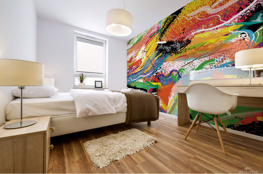 Abstractionwave 007-15 Mural print