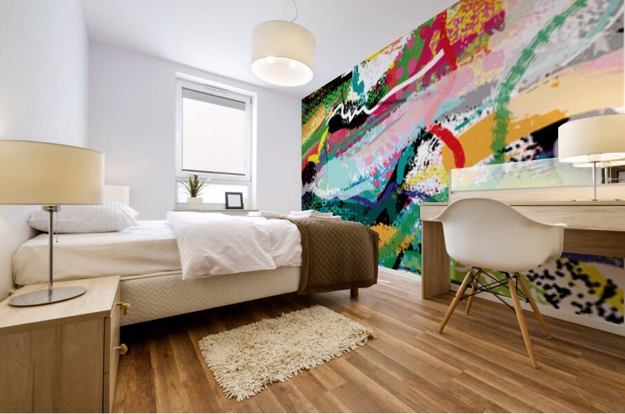 Abstractionwave 007-28 Mural print