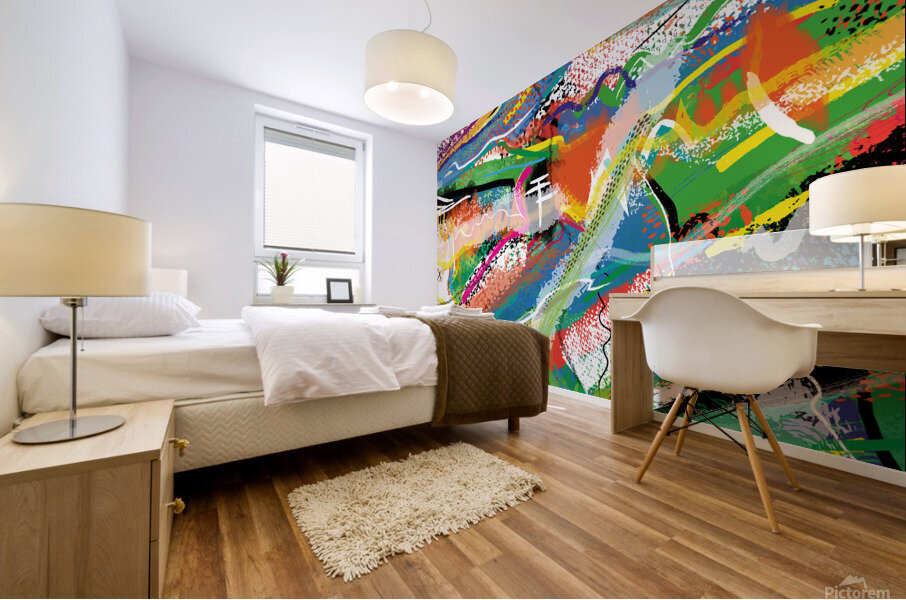 Abstractionwave 007-13 Mural print