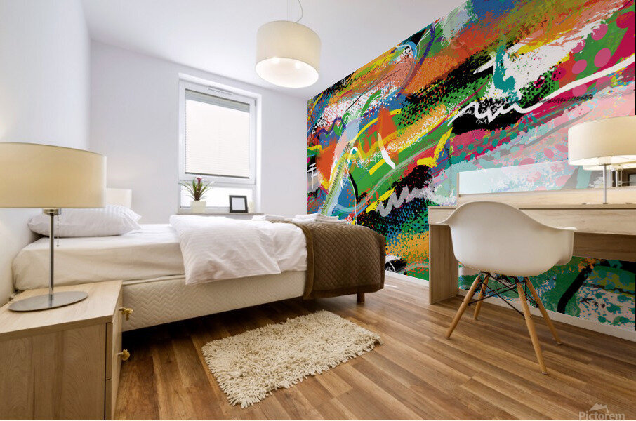 Abstractionwave 007-21 Mural print