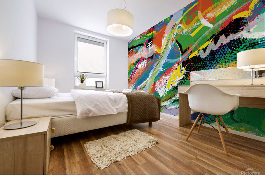 Abstractionwave 007-17 Mural print