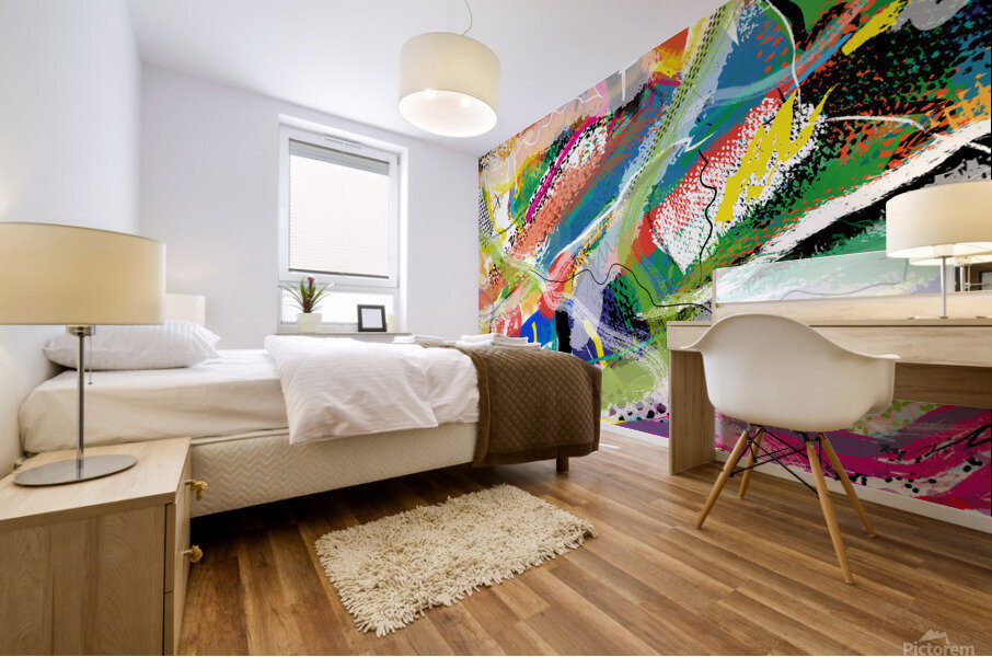 Abstractionwave 007-14 Mural print