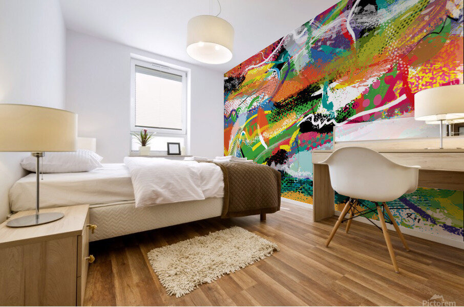 Abstractionwave 007-11 Mural print