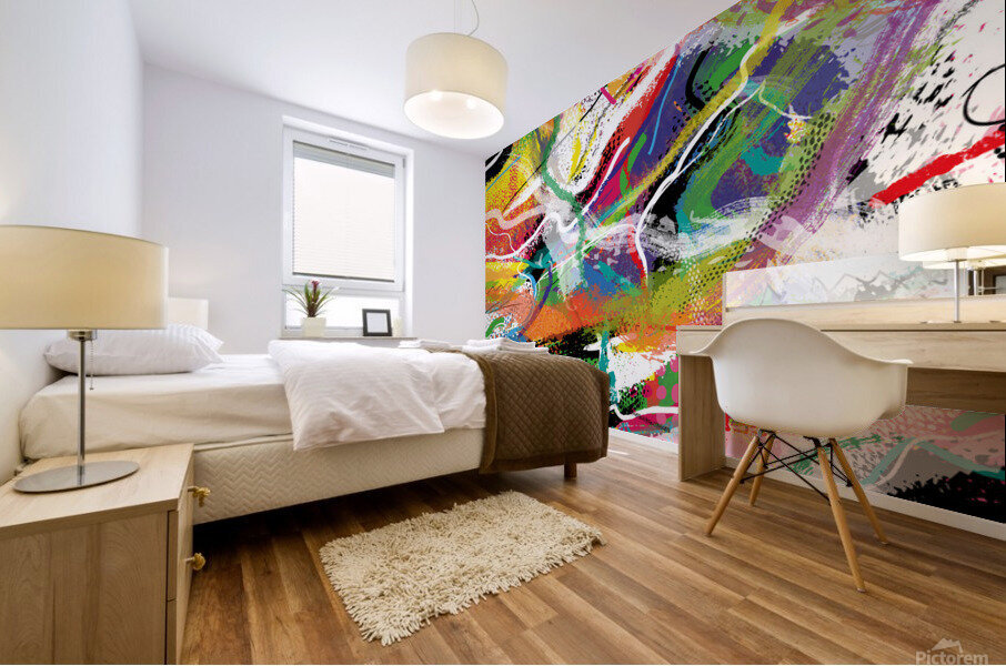 Abstractionwave 007-23 Mural print