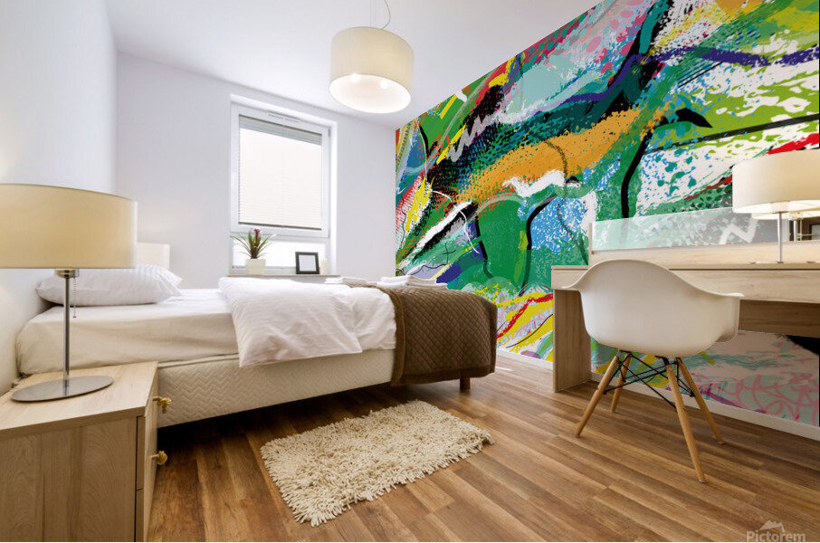 Abstractionwave 007-22 Mural print