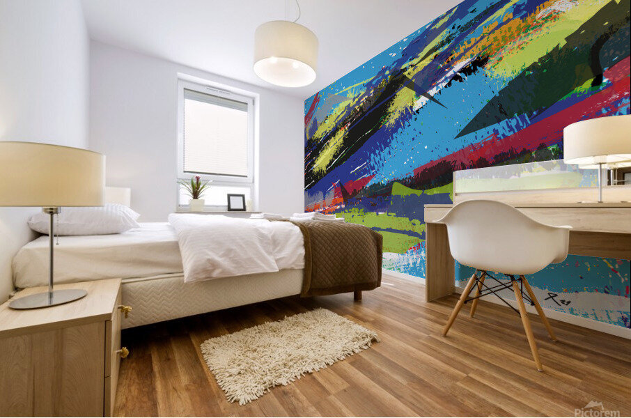 Abstractionwave 008-07 Mural print
