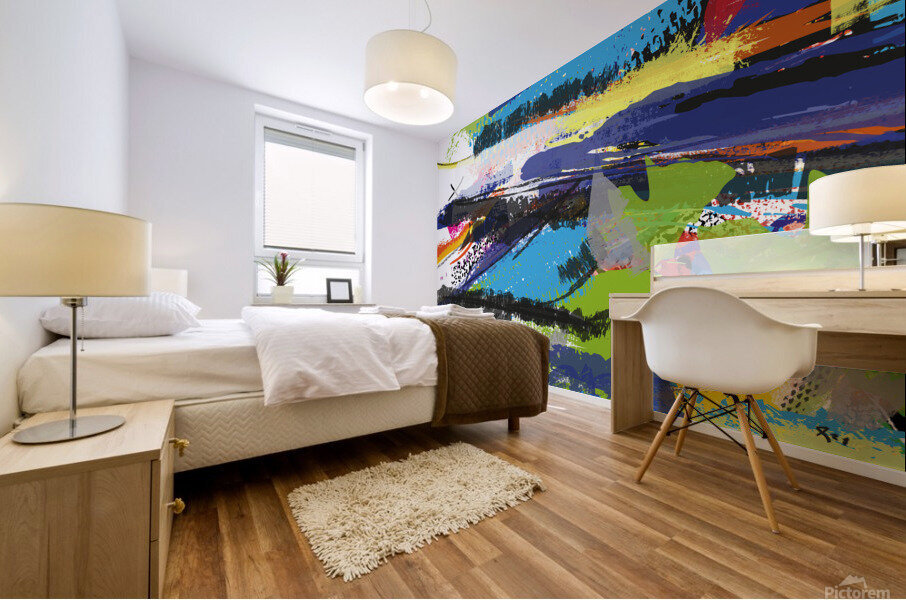 Abstractionwave 008-16 Mural print