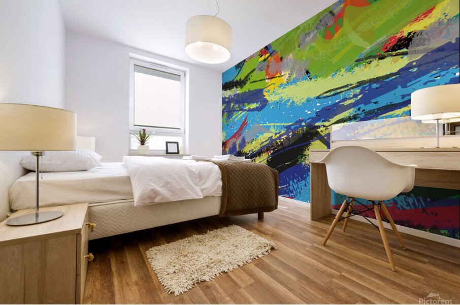 Abstractionwave 008-17 Mural print