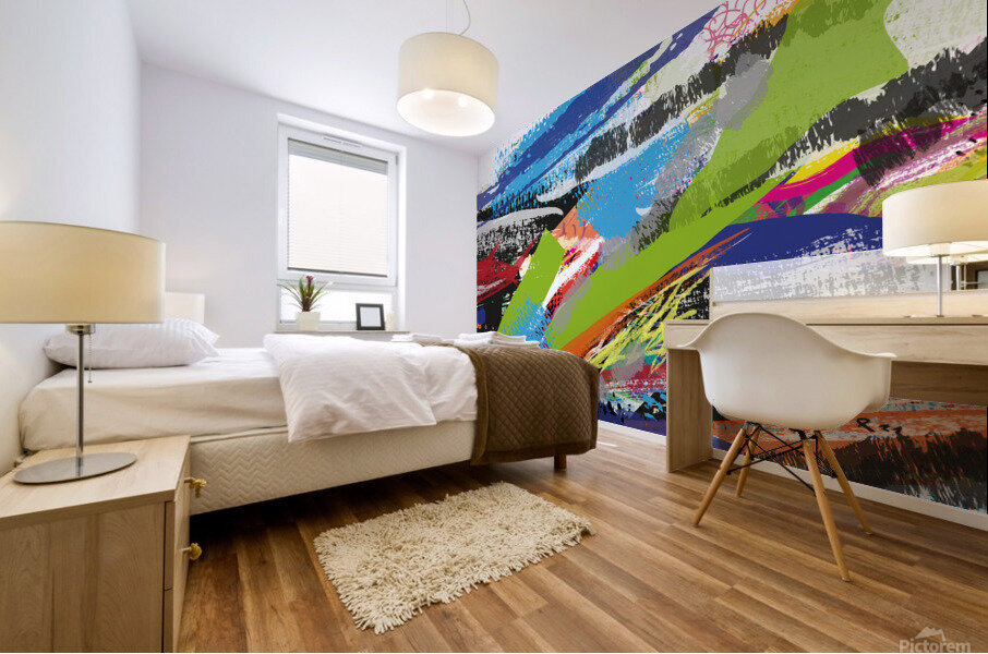 Abstractionwave 008-12 Mural print