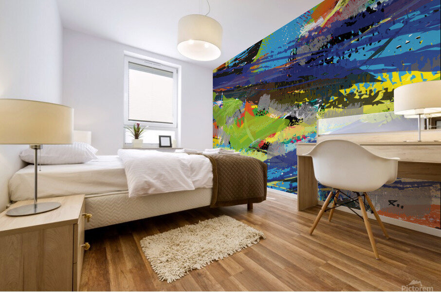 Abstractionwave 008-11 Mural print