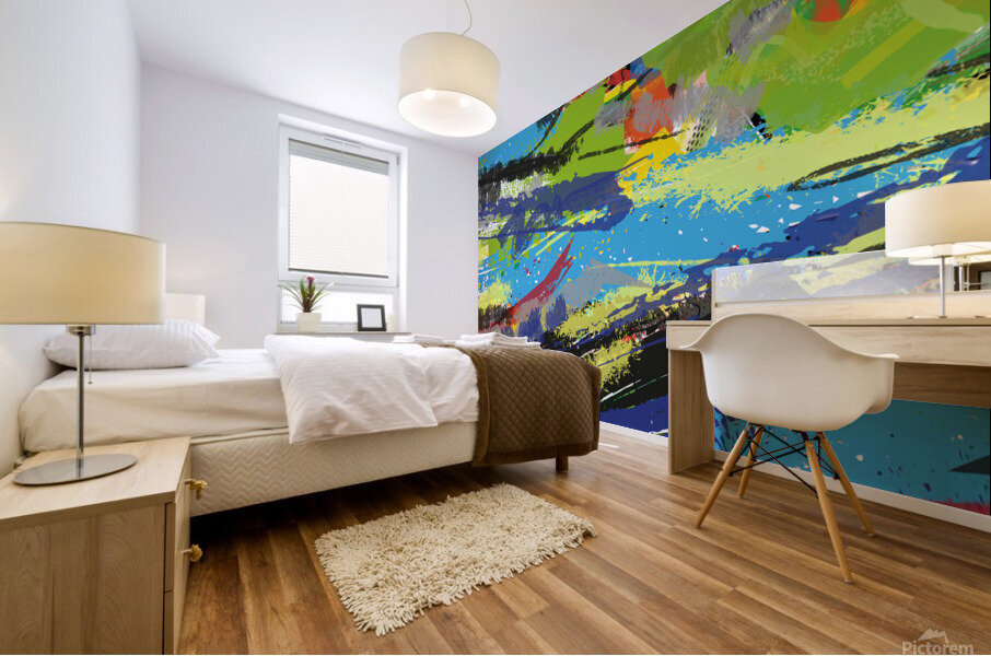 Abstractionwave 008-25 Mural print
