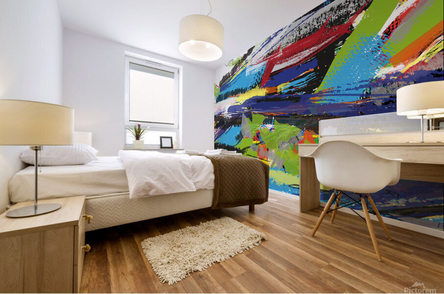 Abstractionwave 008-02 Mural print