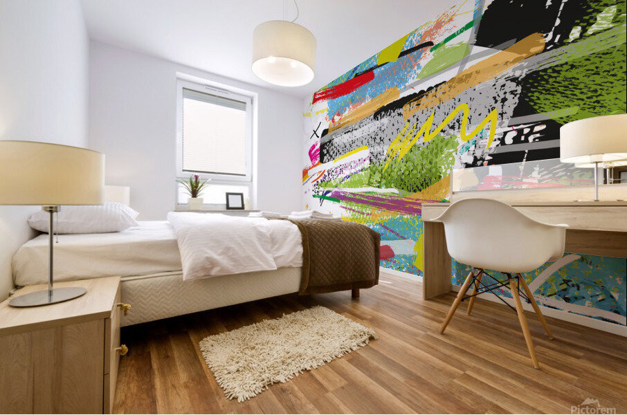 Abstractionwave 009-16 Mural print