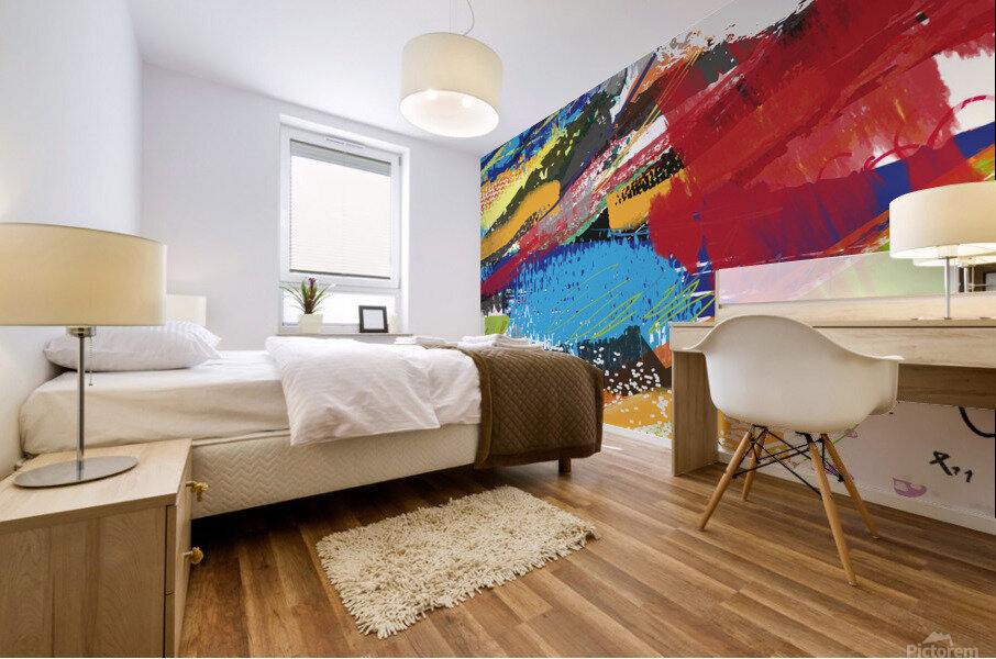 Abstractionwave 010-02 Mural print