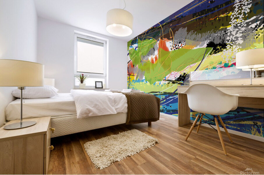 Abstractionwave 010-16 Mural print