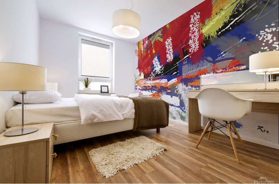 Abstractionwave 010-01 Mural print