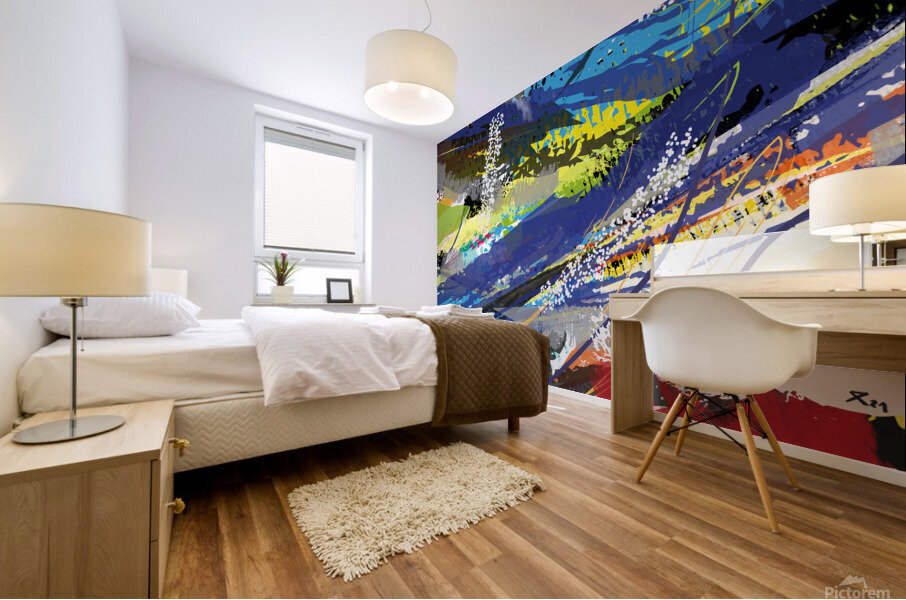 Abstractionwave 010-07 Mural print
