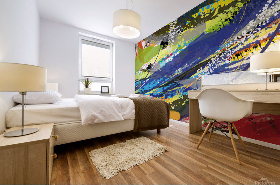 Abstractionwave 010-14 Mural print