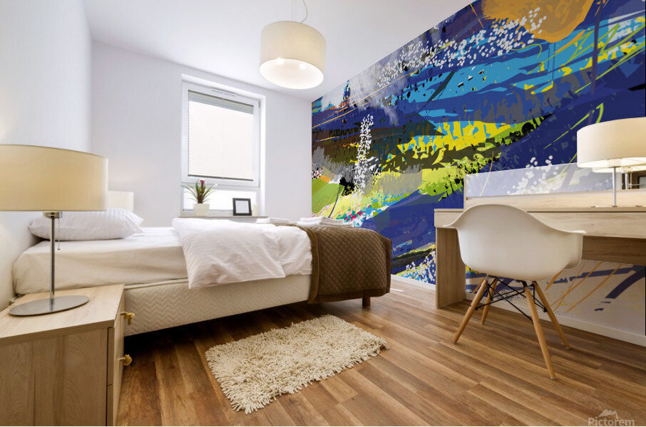 Abstractionwave 010-30 Mural print