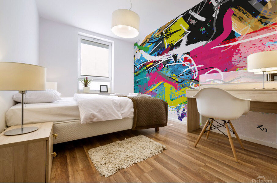 Abstractionwave 011-18 Mural print