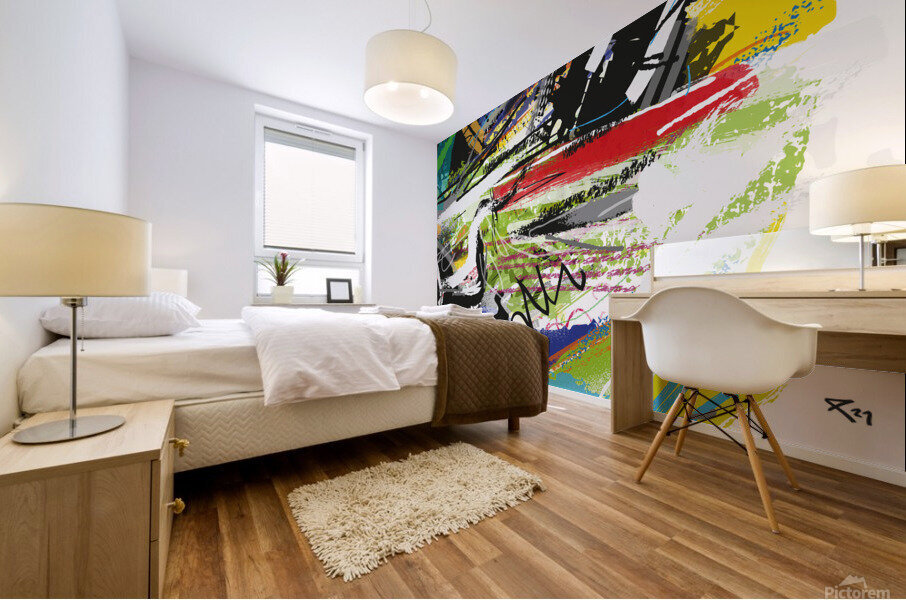 Abstractionwave 011-17 Mural print