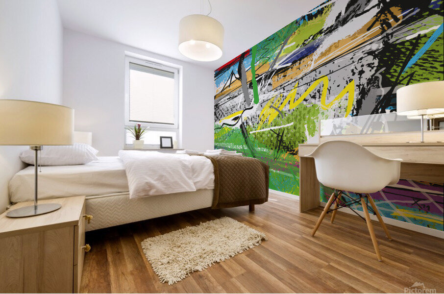 Abstractionwave 011-08 Mural print