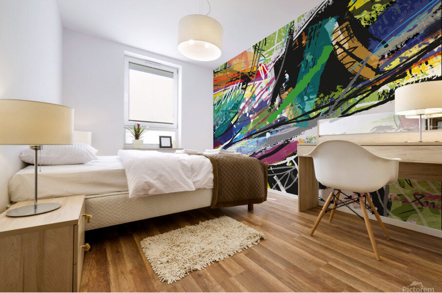 Abstractionwave 011-13 Mural print