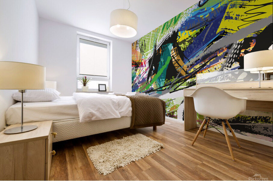 Abstractionwave 011-07 Mural print