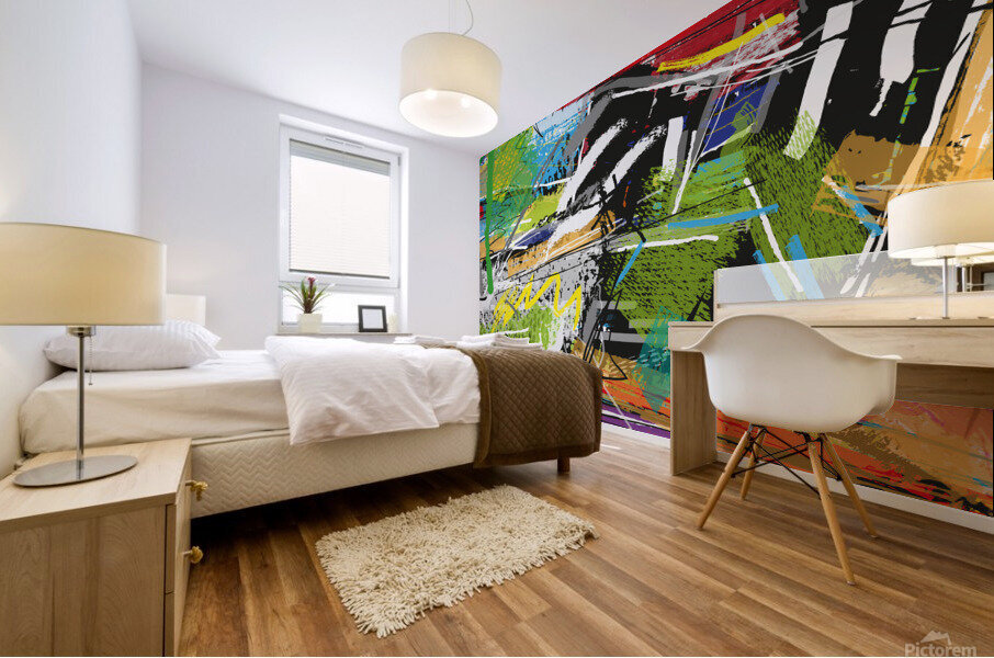 Abstractionwave 011-21 Mural print