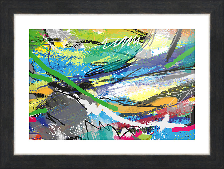 Abstractionwave 002-05 Picture Frame print