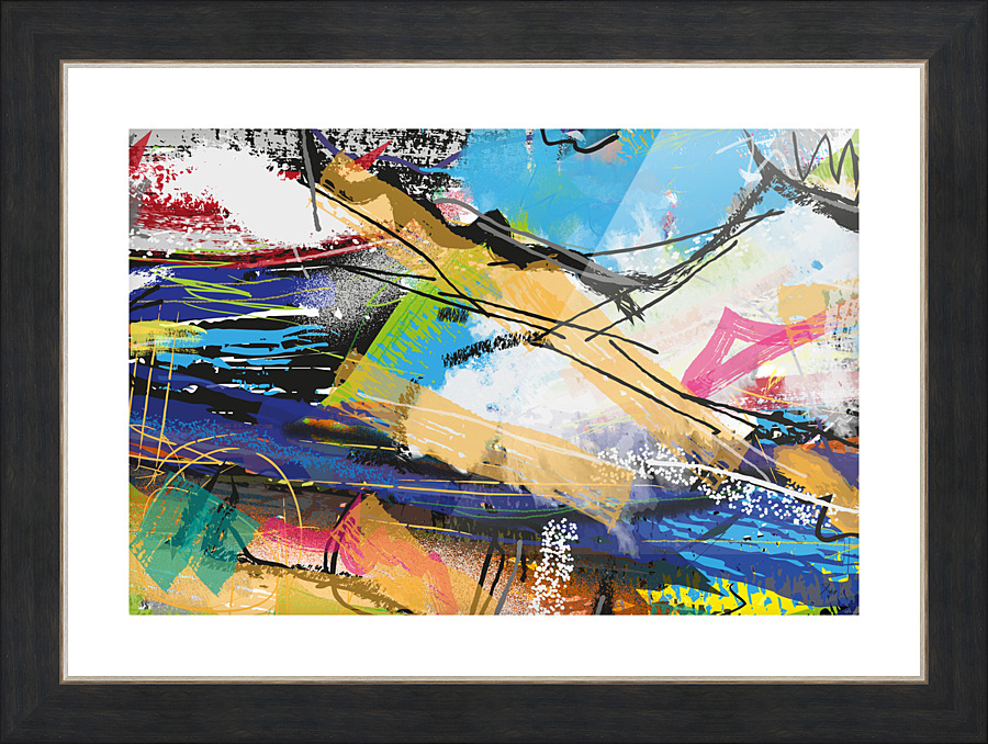Abstractionwave 002-06 Picture Frame print
