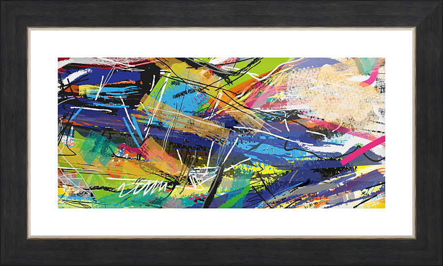 Abstractionwave 004-24 Picture Frame print