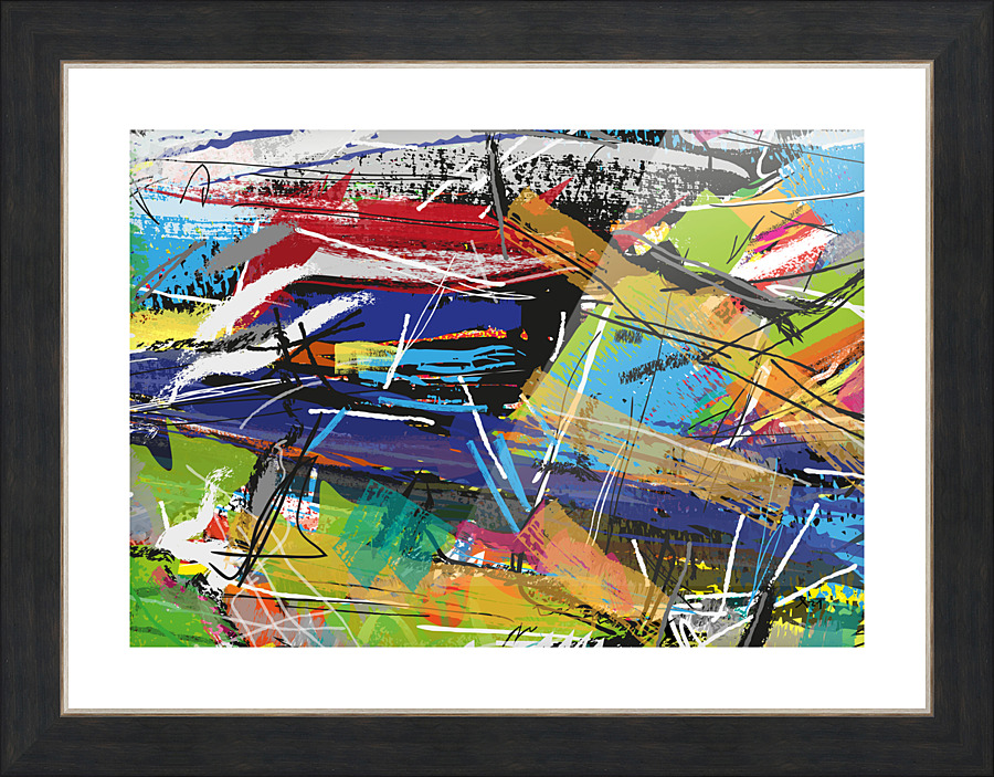  Abstractionwave 004-19 Picture Frame print