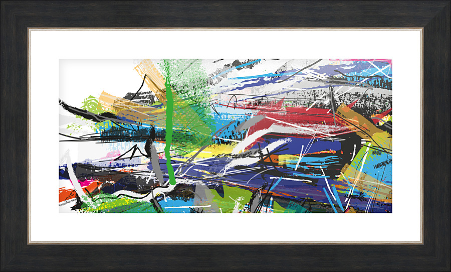 Abstractionwave 004-26 Picture Frame print